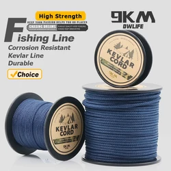 Rocket Paracord Linea de Kevlar para pesca - azul, alta resistencia