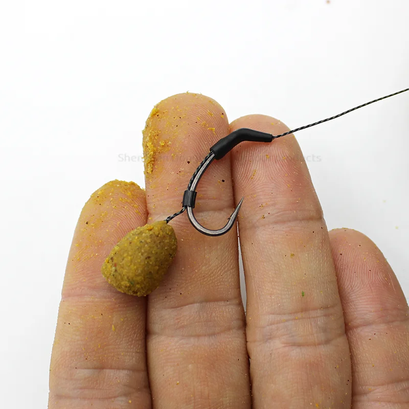 Herramienta de pesca de carpa, jaula de cebo para aparejo de pelo, cebo molido, alimentador de método grueso, equipo de aparejos de pesca - imagen 4