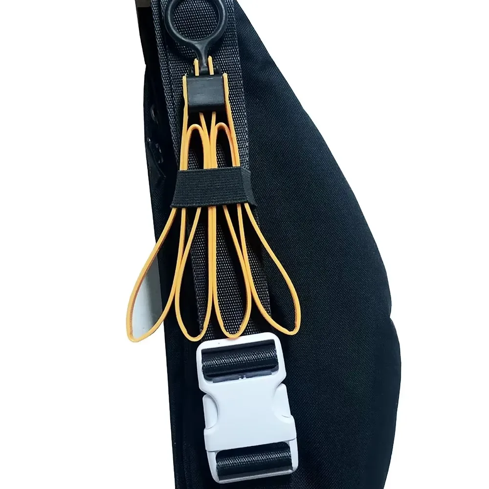 Brida para cables de plástico resistente, esposas, tensión ajustable, diseño dentado, correas de sujeción desechables, uso único - imagen 5