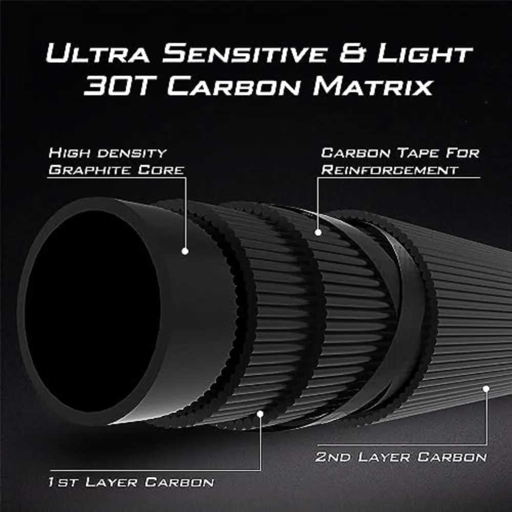 Goture Xceed Cañas Pescar Fibra de Carbono Carpa Agua Salada Dulce - imagen 4