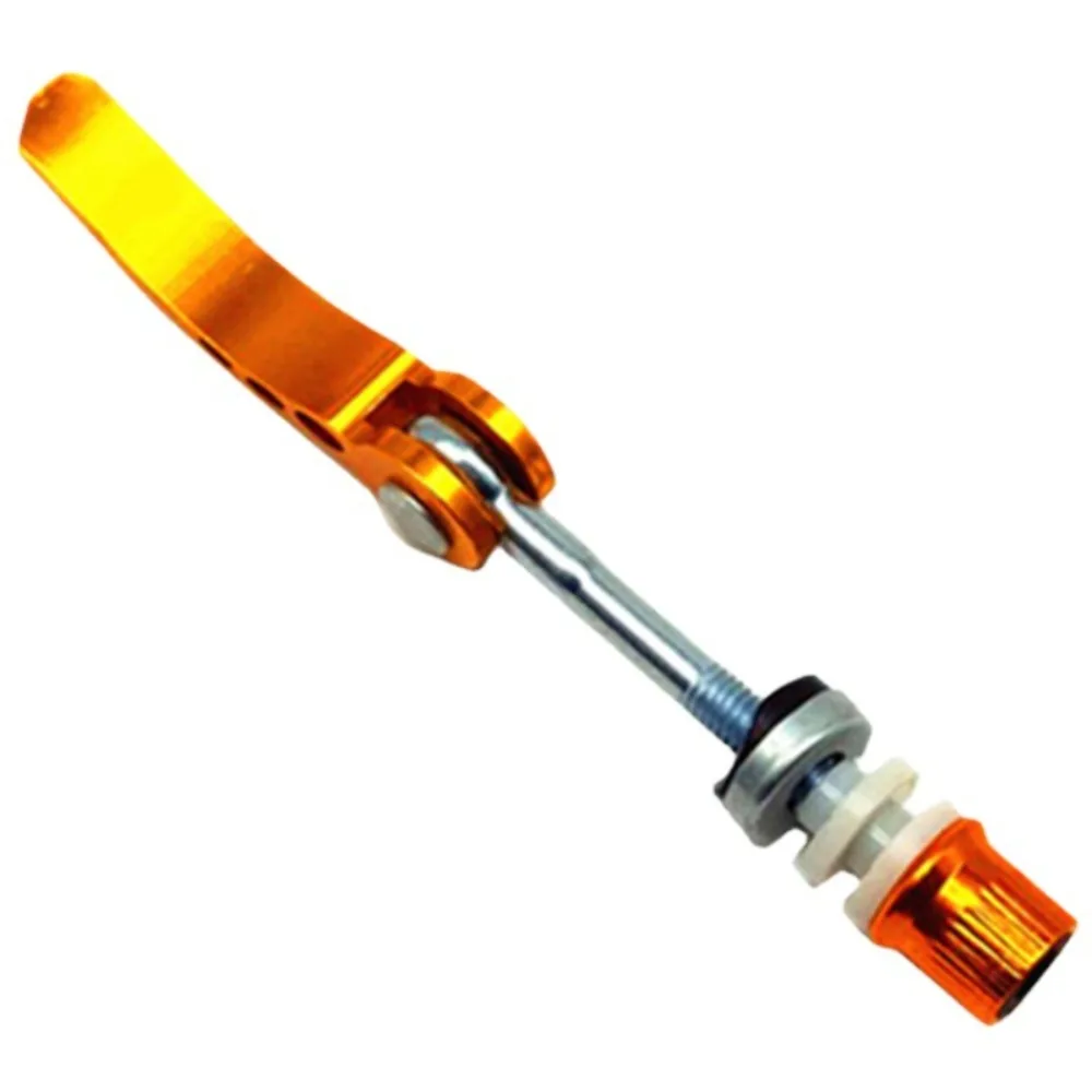 Abrazadera de asiento de bicicleta de liberación rápida, aleación de aluminio resistente al desgaste, palanca de liberación rápida reemplazable, 5 colores - imagen 4