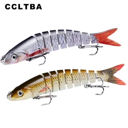 CCLTBA Señuelo de lubina hunde Swimbait articulado 10 cm 10 g