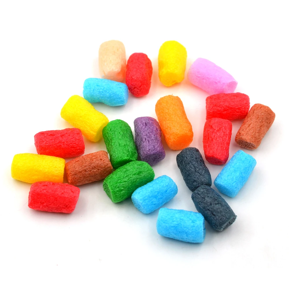 MNFT 100 Uds pepitas de colores PVA pesca Soluble en agua espuma PVA emergente carpa aparejo accesorios carpa aparejo accesorios - imagen 4