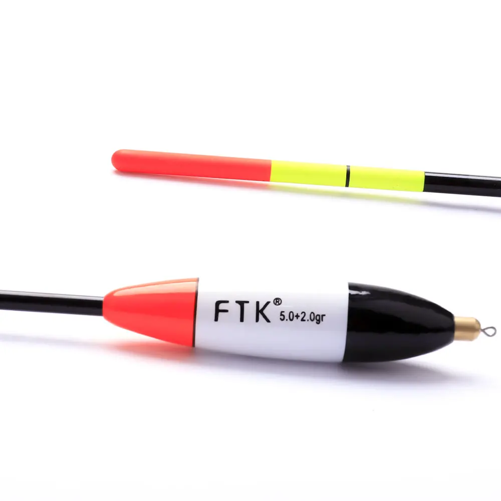 FTK 4 unids/pack Barguzinsky flotador de abeto flotador de pesca de cobre peso 2 + 2g/3 + 2g/4 + 2g/5 + 2g para boya de pesca de carpa Bobber - imagen 2