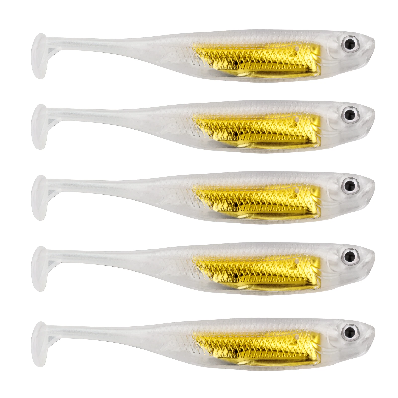 THKFISH Señuelos de silicona tipo shad para lubina - imagen 3