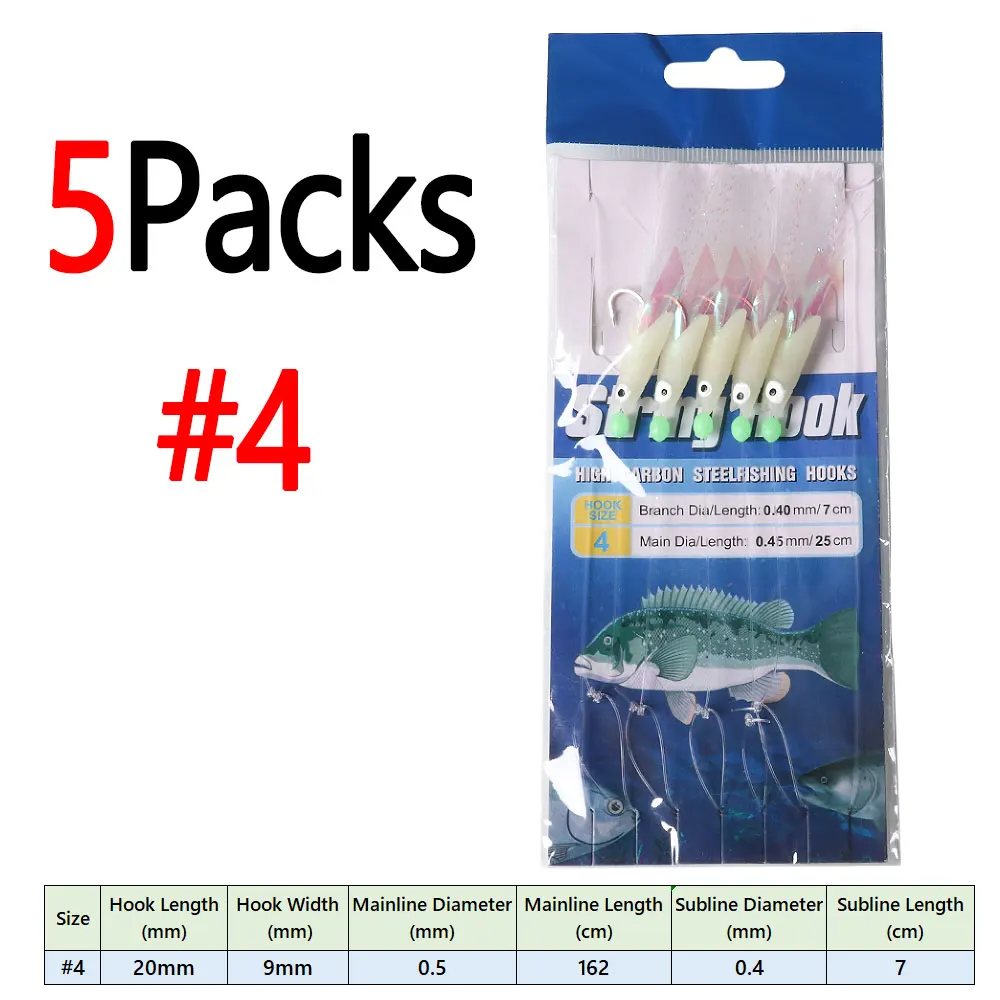 5packs Size 4