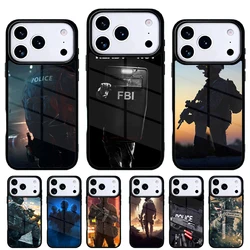 Funda iPhone Diseño SWAT y FBI – Carcasa trasera universal