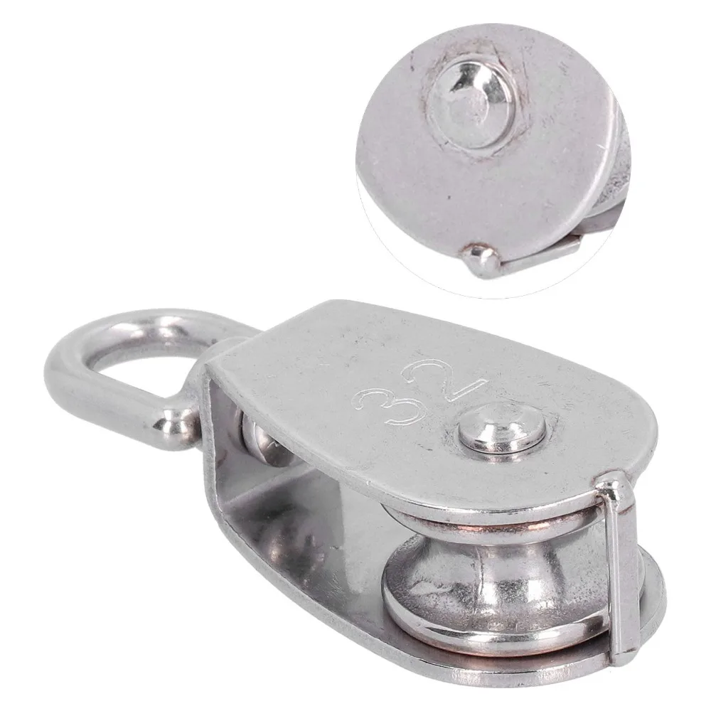 Polea giratoria acero inoxidable 304 para pesca embarcación - imagen 3