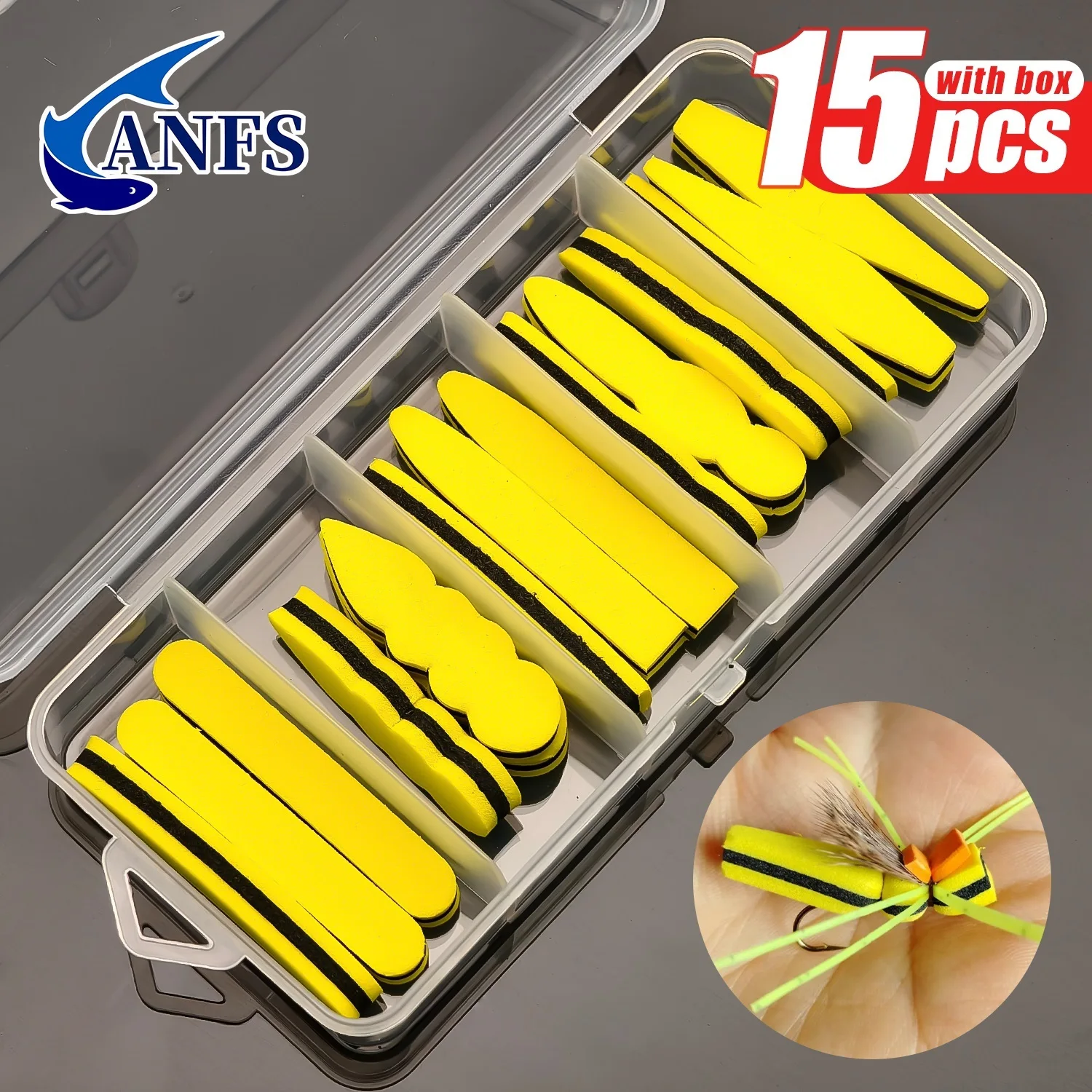 ANFS Cuerpos Espuma para Atar Moscas - imagen 3