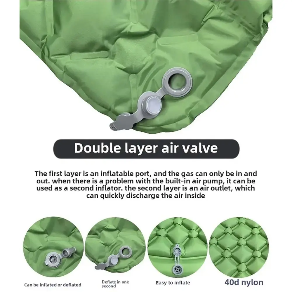 Colchoneta de aire ultraligera para camping resistente a la humedad - imagen 4