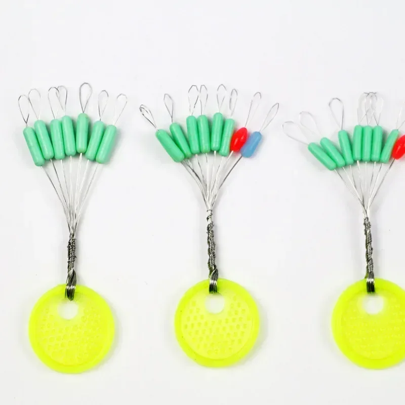 Bolas espaciales de goma de alta calidad, equipo de pesca con mosca de carpa marina, tapón ovalado, accesorios de pesca, flotador Bobber, 90 piezas, 10 grupos - imagen 5