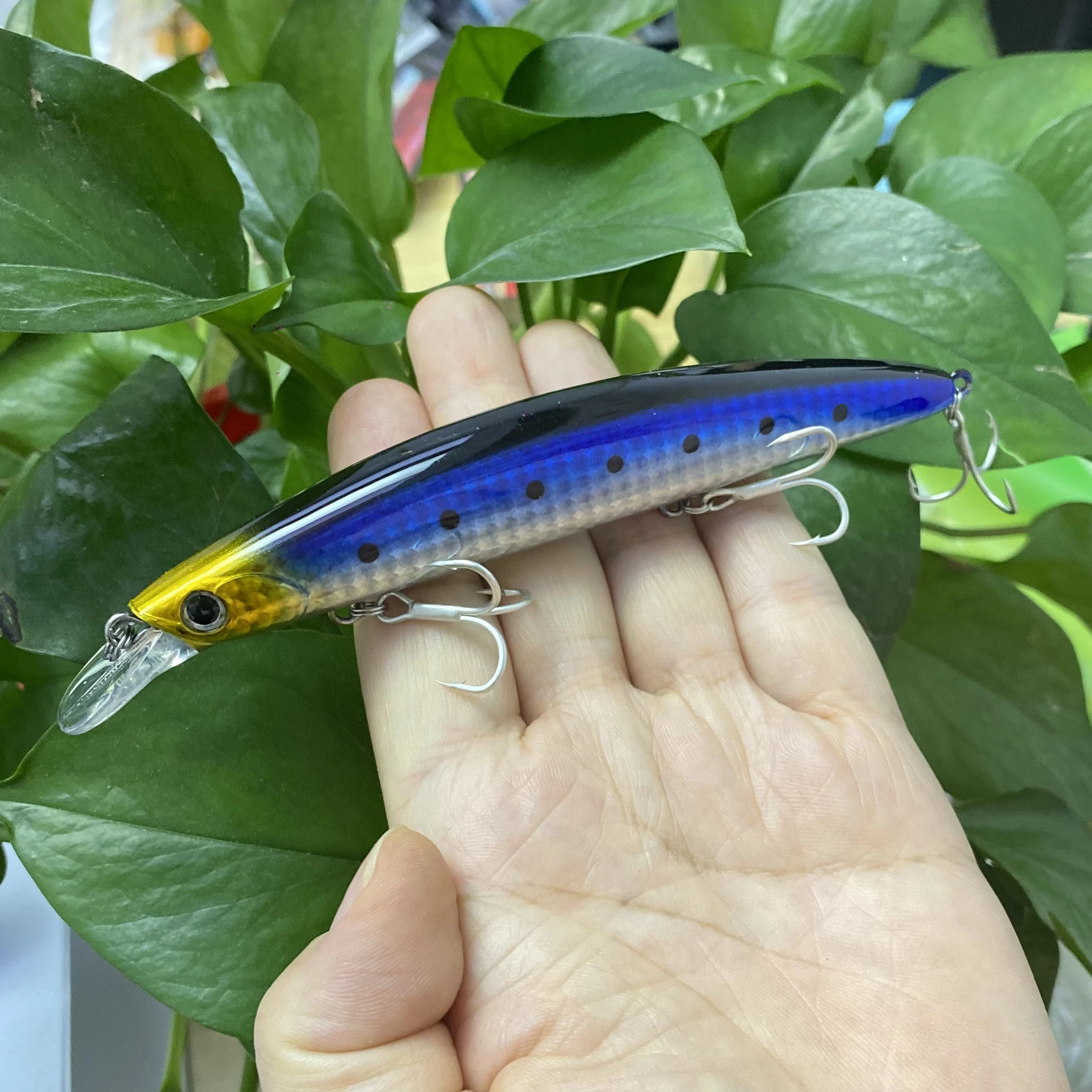 1 Uds 130m 25g señuelo pececillo flotante para Pesca Casting Wobblers trucha de agua salada señuelos de lubina Isca Pesca cebo duro Minnow 9107 - imagen 5