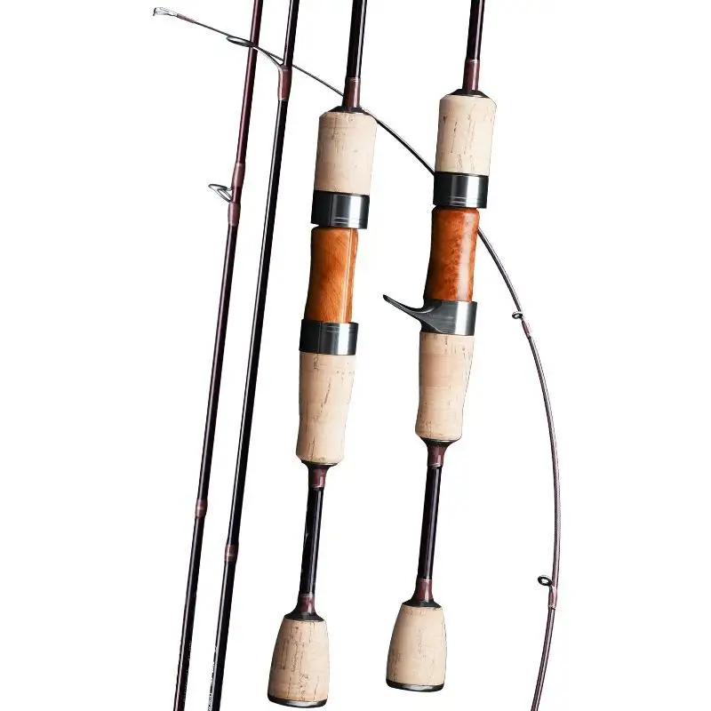 Caña de pescar giratoria Mavllos C-STREAM 1,55 m 1,68 m 1,80 m señuelo 1,5-8g línea 1-6lb acción rápida UL punta caña de fundición BFS de carbono ligero - imagen 4