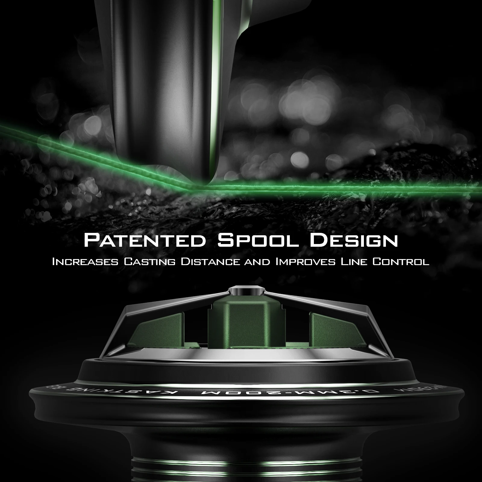 Carrete de pesca KastKing Spartacus II, carrete giratorio de fibra de carbono sellado, arrastre máximo de 22 libras, 7 + 1 BB inoxidable para agua salada o dulce - imagen 4