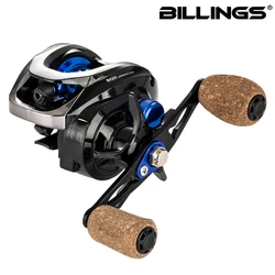 Billings BH Carrete baitcasting 6.5:1 para agua dulce y salada