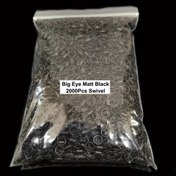 Anilla Giratoria Cobre Negro Mate con Cierre a Presión para Carpa