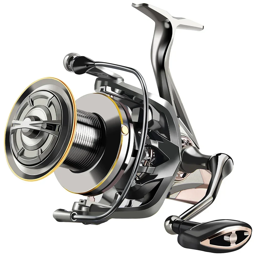 NGK-carrete giratorio de tiro largo serie 8000/9000/10000/12000/14000, carretes de pesca para Surf, arrastre máximo de 20kg/44lb, carrete grande de agua salada - imagen 2