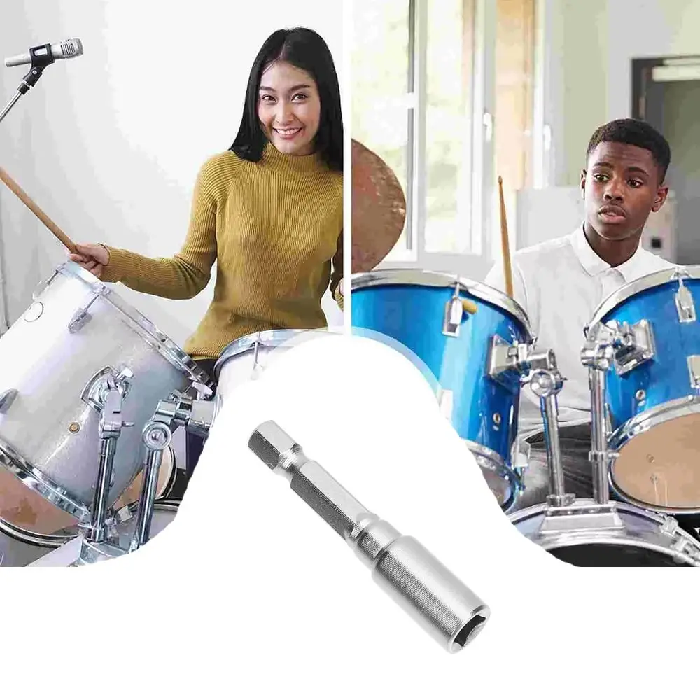 Herramientas de Hardware de broca, accesorio de llave de afinación de tambor, accesorios de tambor, herramientas de pieza de percusión, llave de tambor eléctrico