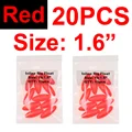 20pcs Red L