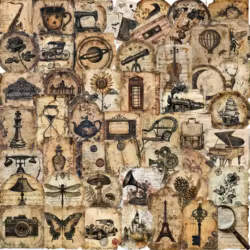 50 Uds Retro Nostalgia PET pegatinas transparentes álbum de recortes teléfono guitarra maleta para portátil calcomanías impermeables pegatinas de juguete