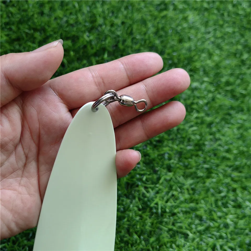 Señuelo de cucharas grandes de 110g, cebo duro, cuchara giratoria, Wobbler de hundimiento de Metal, curricán, tira de pesca de agua salada de fundición larga, señuelo de atún para lubina - imagen 3