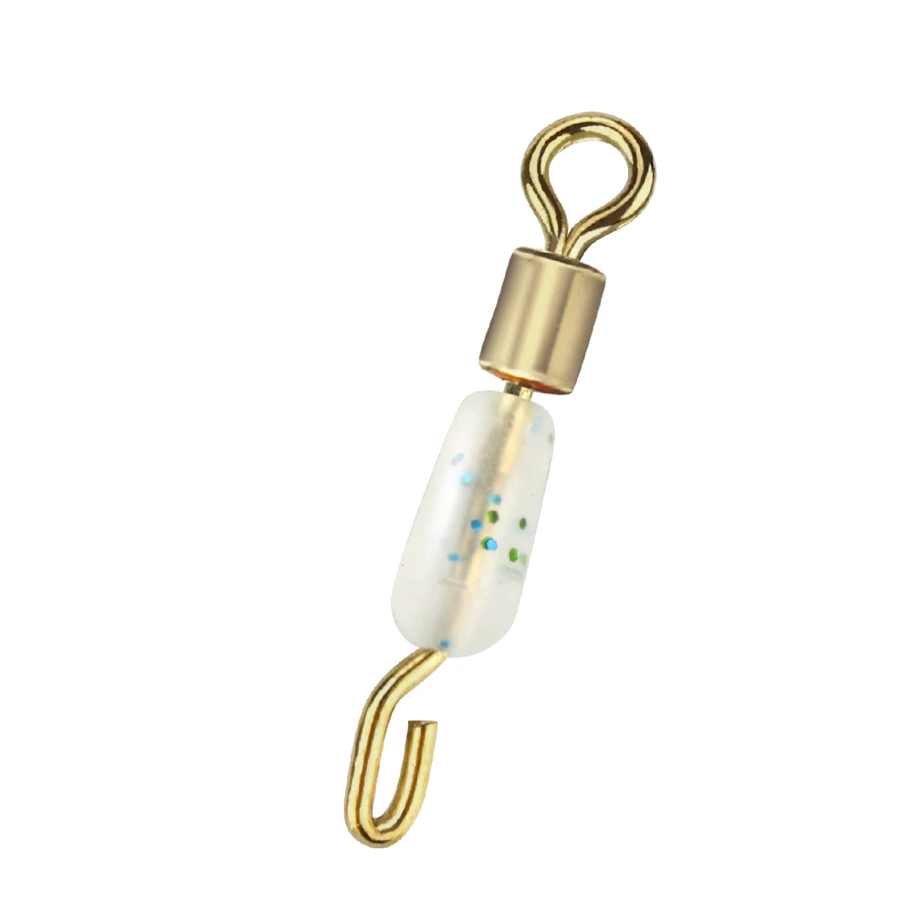50 Uds. Anillo de Clip de sedal giratorios, anillo conector rodante, enlace rápido, accesorios de aparejos de pesca a presión ﻿ - imagen 5