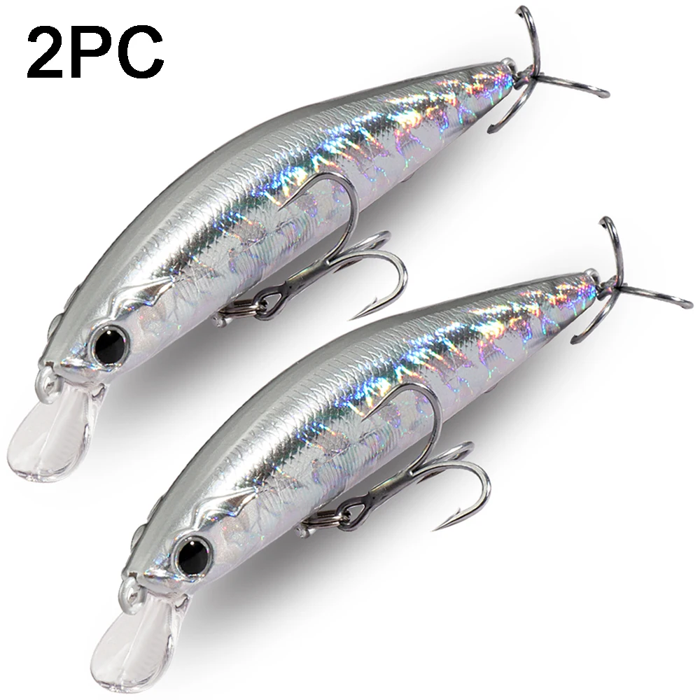 2PCS minnow D