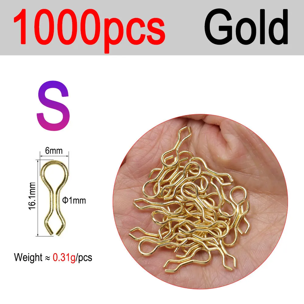S 1000PCS Gold