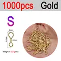 S 1000PCS Gold