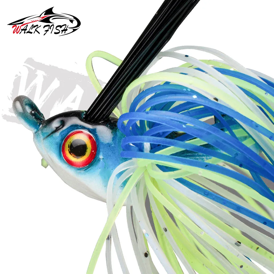 WALK FISH-Cebo giratorio de 12G y 15G para pesca de lubina, señuelo de pesca, cebo flotante, Wobbler para aparejos de pesca de lubina - imagen 4