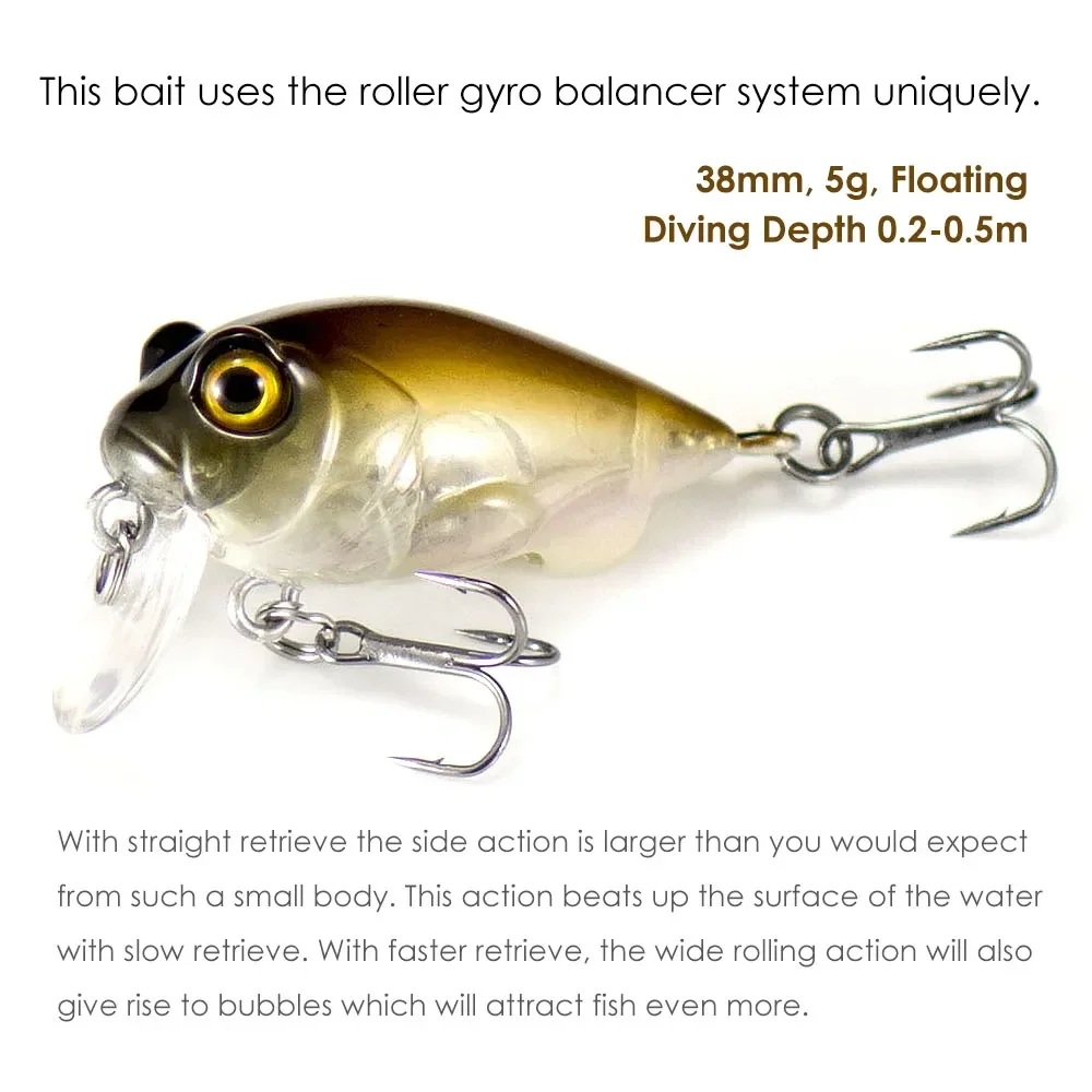 Crankbait flotante Countbass Wobbler - Señuelo ligero para pesca - imagen 4