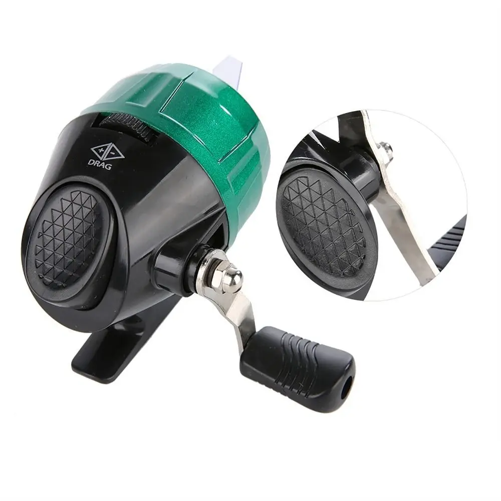 Carrete de pesca Spincast portátil de relación 3,0:1, Multicolor con brazo basculante, carrete de dardos arpón, carrete de pesca para amantes de la pesca - imagen 3
