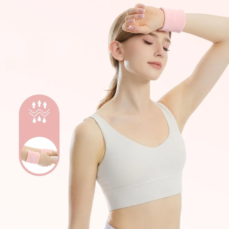 Muñequera deportiva a prueba de sudor para tenis, bádminton, voleibol, ciclismo al aire libre, Fitness, equipos de Yoga, 2 piezas - imagen 2