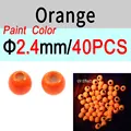 2.4mm Orange 40pcs