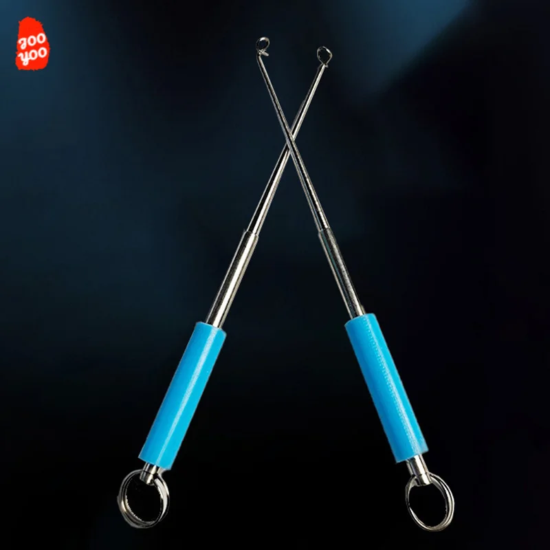 Desenganche de pescado fácil y rápido Con este Extractor de anzuelos de pesca de acero inoxidable, accesorios de equipo de pesca, 1 ud.