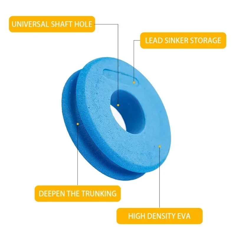 Carretes de espuma EVA, tabla de bobinado de pesca, aparejos de línea de anzuelo, carrete de espuma, alambre de rastreo, aparejos giratorios, herramientas de sedal de pescado, 10/20 piezas - imagen 4