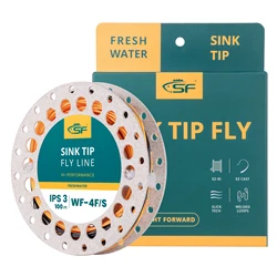Línea Sink Tip Hi-Viz Weight Forward para Pesca con Mosca