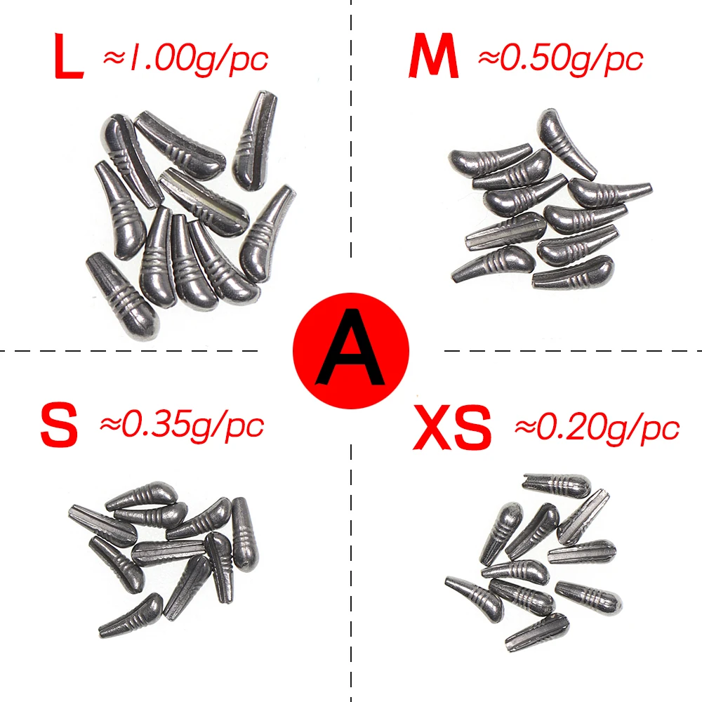 Bimoo12PCS XS S M L Ninfa Pesada Cuerpo trasero Jig espalda/cuerpo de camarón/carcasa Scud Material de atado de moscas de hundimiento rápido Color crudo 2 modelos - imagen 3