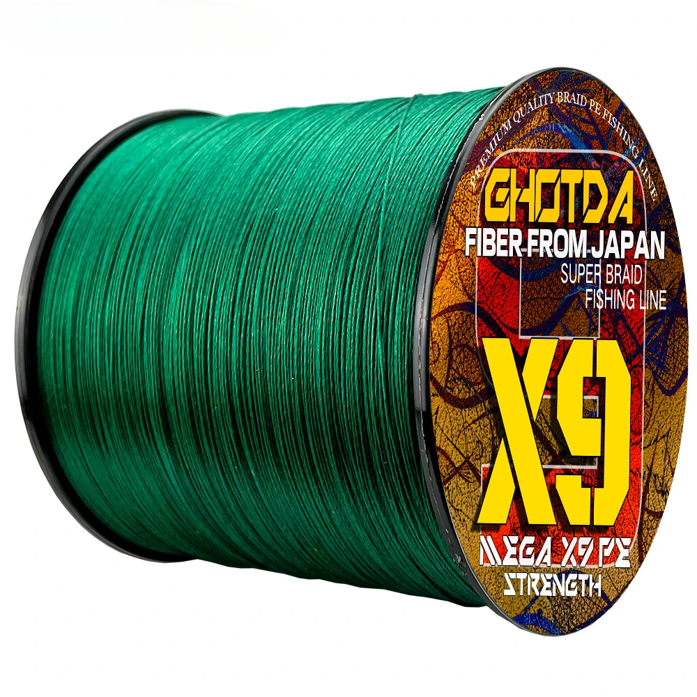 Línea de pesca trenzada duradera Big Game de 100M 0,8-8,0 #   Cable líder de multifilamento de PE liso de 8/9 hebras para todas las aguas 8,2-45,4 kg - imagen 2