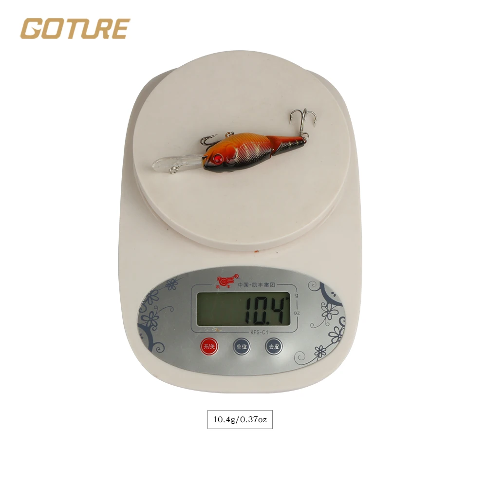 Goture-señuelo de Pesca de 5 piezas, cebo duro flotante, Crankbait de calidad, 9cm, 10,5g - imagen 4