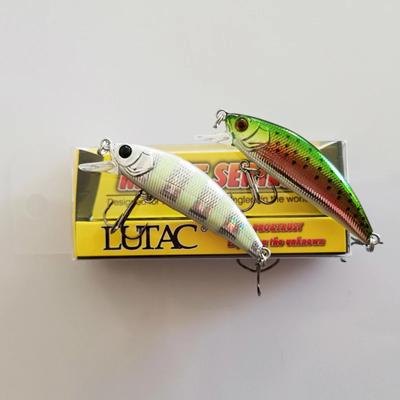LUTAC Minnow Tsurinoya – Jerkbait hundido para lubina y predators - imagen 5