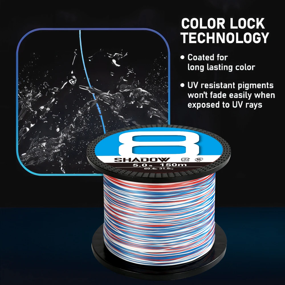 X8 Super Camo 8 hebras trenzado PE 1000M 500M 300M Japón línea multifilamento suave equipo de pesca de carpa pesca - imagen 5