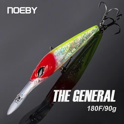 NOEBY Trolling Minnow – Señuelo curricán hundente para agua salada