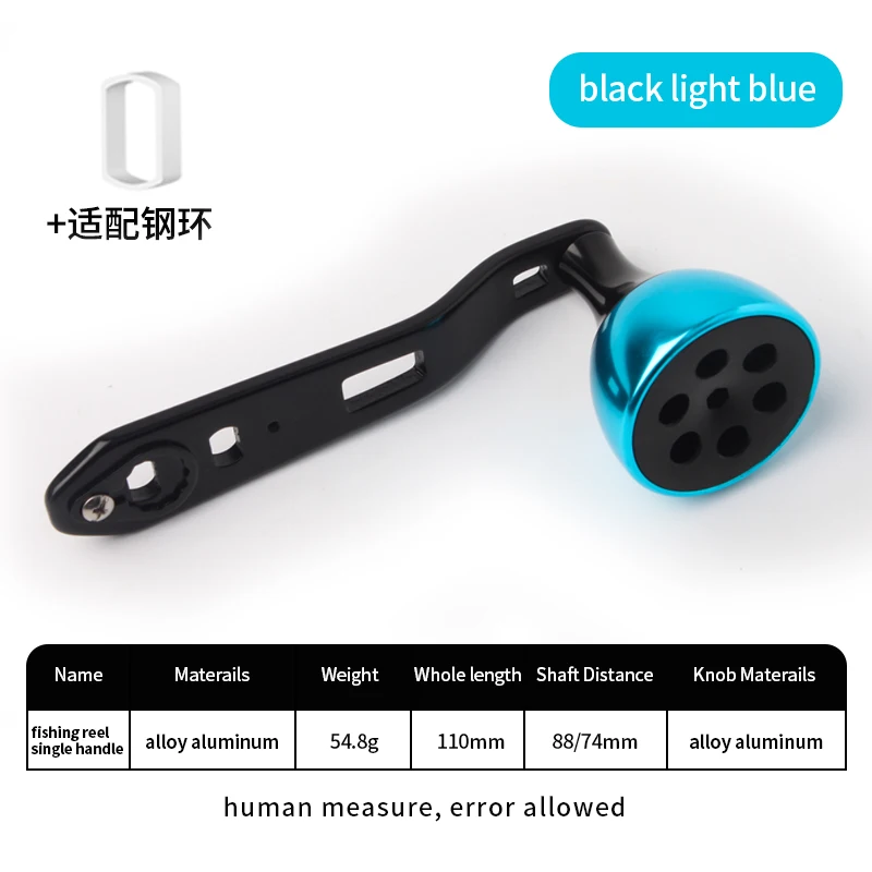 black lig blue 7x4mm