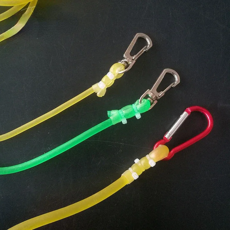 Cuerda de conexión de goma sólida para caña de pescar, cuerda elástica extensible para caña de pescar, equipo de pesca de 3m, 5m, 8m, 10m, 15m - imagen 3