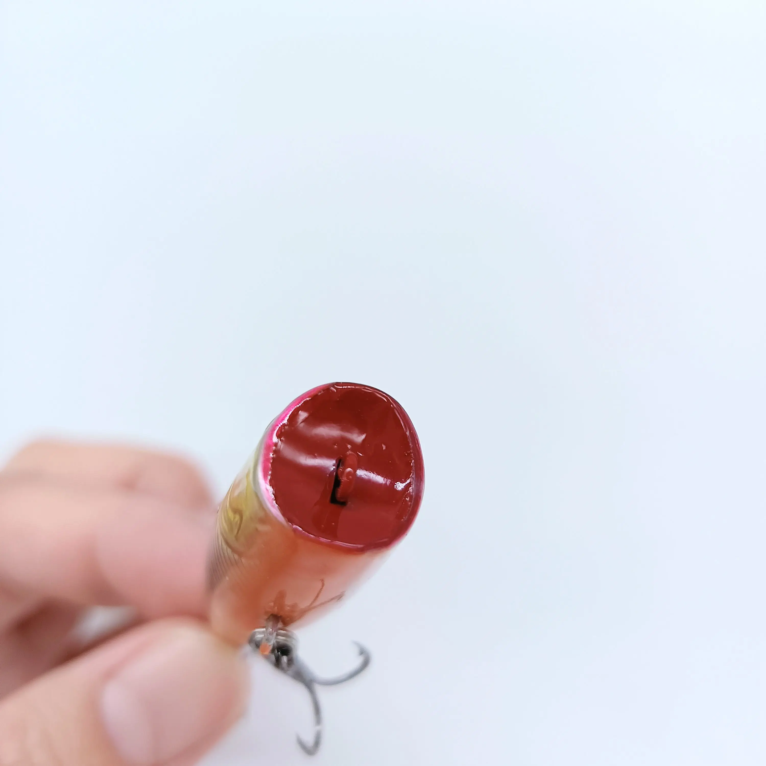 DUODUOYU-Mini señuelo de pesca Popper, 1 piezas, 4,5g/50mm, cebo duro Artificial, anzuelo afilado, Crankbait, Wobbler, aparejos de pesca - imagen 5