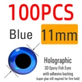 11mm blue 100pcs