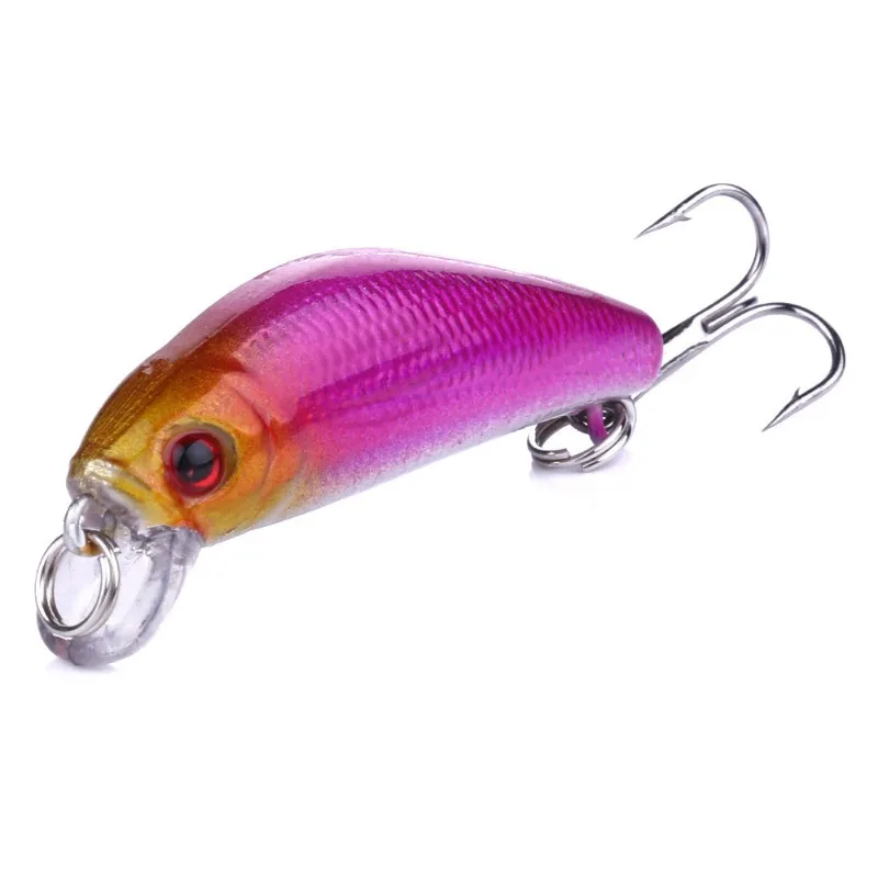 Mini señuelo Mino Mini Milo, señuelo de hundimiento lento, barra blanca, equipo de pesca superior falso, fuerte y duradero - imagen 4