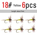 6PCS Yellow 18