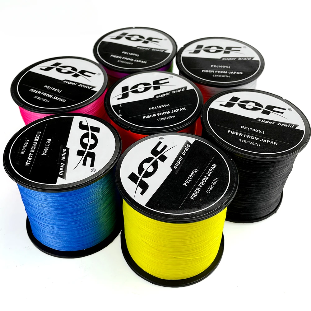 JOF-alambre trenzado de 4 hebras, 300M, 10-80LB, carpa con mosca, multifilamento de PE japonés, hilo de Pesca súper fuerte, alambre de mar, Pesca de agua salada - imagen 4